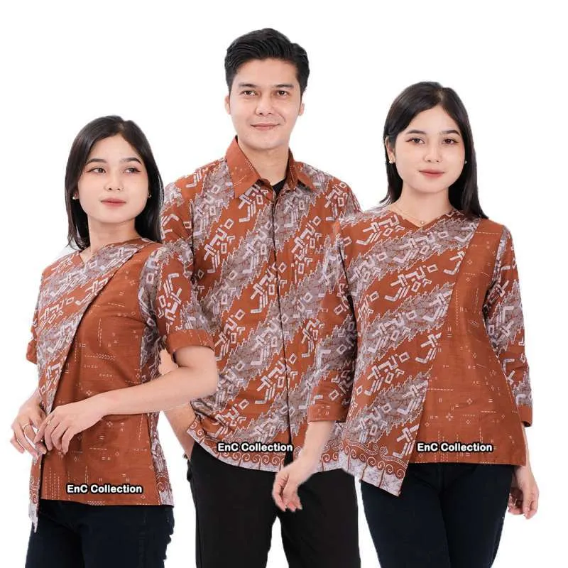 Contoh hasil rancangan seragam batik kantor